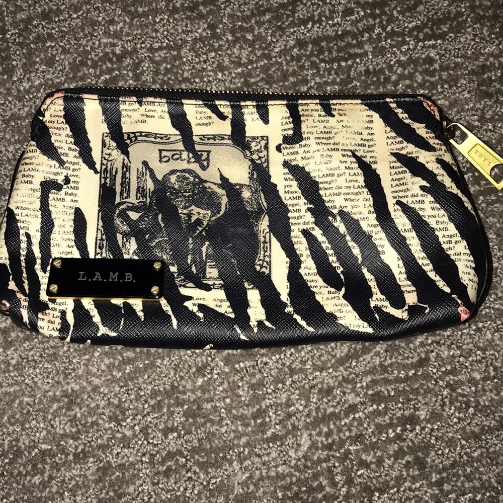 L.A.M.B makeup bag